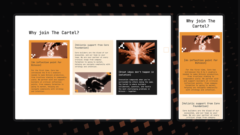 Core Dao - Cartel Web Design