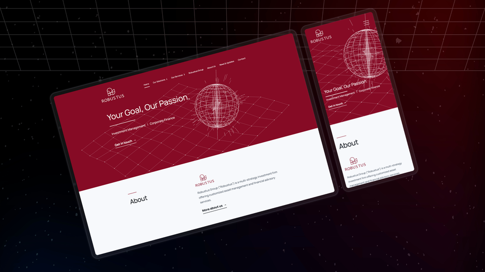 Robustus - Webflow key visual