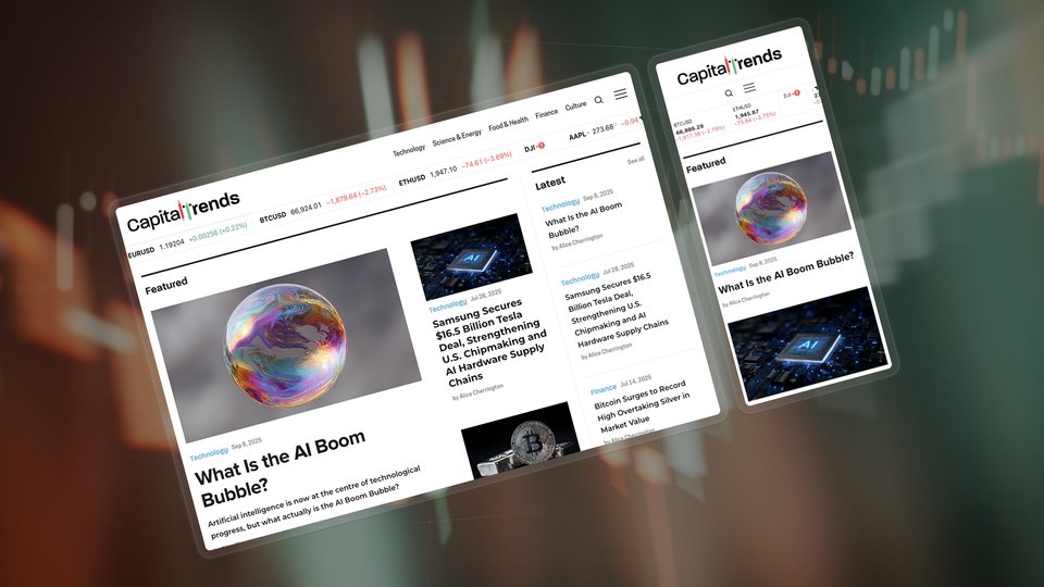 The Capital Trends - Webflow key visual